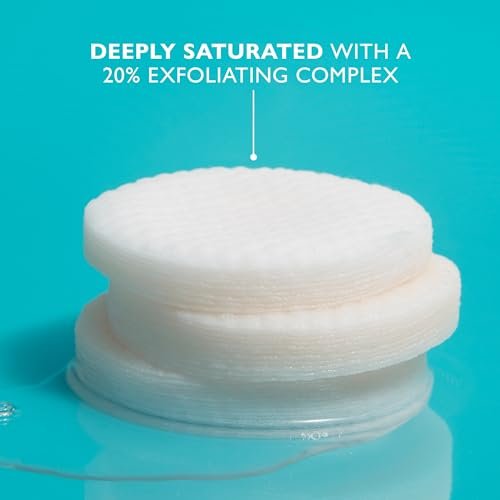 Peter Thomas Roth Peptide Skinjection Exfoliating Peel Pads - Smooth Expression Lines & Wrinkles, Fragrance-Free, Alcohol-Free, 60 Count Avelisse