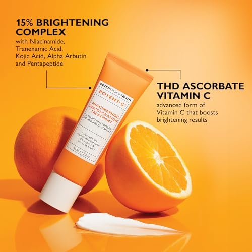 Peter Thomas Roth Potent-C Niacinamide Discoloration Treatment – Intensive Brightening Serum for Dark Spots & Post-Acne Marks Avelisse