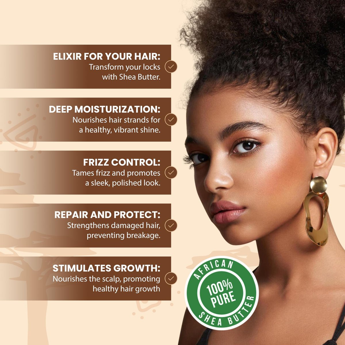Plant Guru Raw African Shea Butter 16 oz. - 100% Pure Unrefined Ivory - Natural Moisturizer for Dry Skin, Hair Growth & DIY Soap Making Avelisse