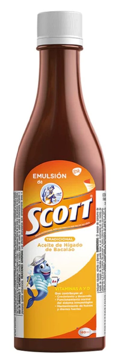 Emulsion Scott Tradicional Hand Wash - 180 mL (6.08 Fl Oz) - Nourishing Orange Scent Avelisse