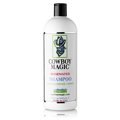 Cowboy Magic Shampoo, Conditioner & Detangler Set - 32 oz Each + 4 oz Shine - 3-Pack for Horses Avelisse