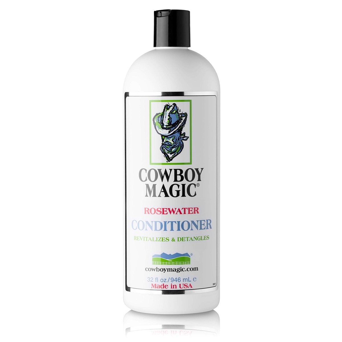 Cowboy Magic Shampoo, Conditioner & Detangler Set - 32 oz Each + 4 oz Shine - 3-Pack for Horses Avelisse