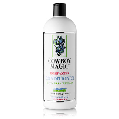 Cowboy Magic Shampoo, Conditioner & Detangler Set - 32 oz Each + 4 oz Shine - 3-Pack for Horses Avelisse