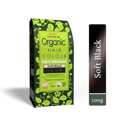 Radico Colour Me Organic Hair Colour - Soft Black (100g) | Permanent Natural Hair Dye - görsel 2