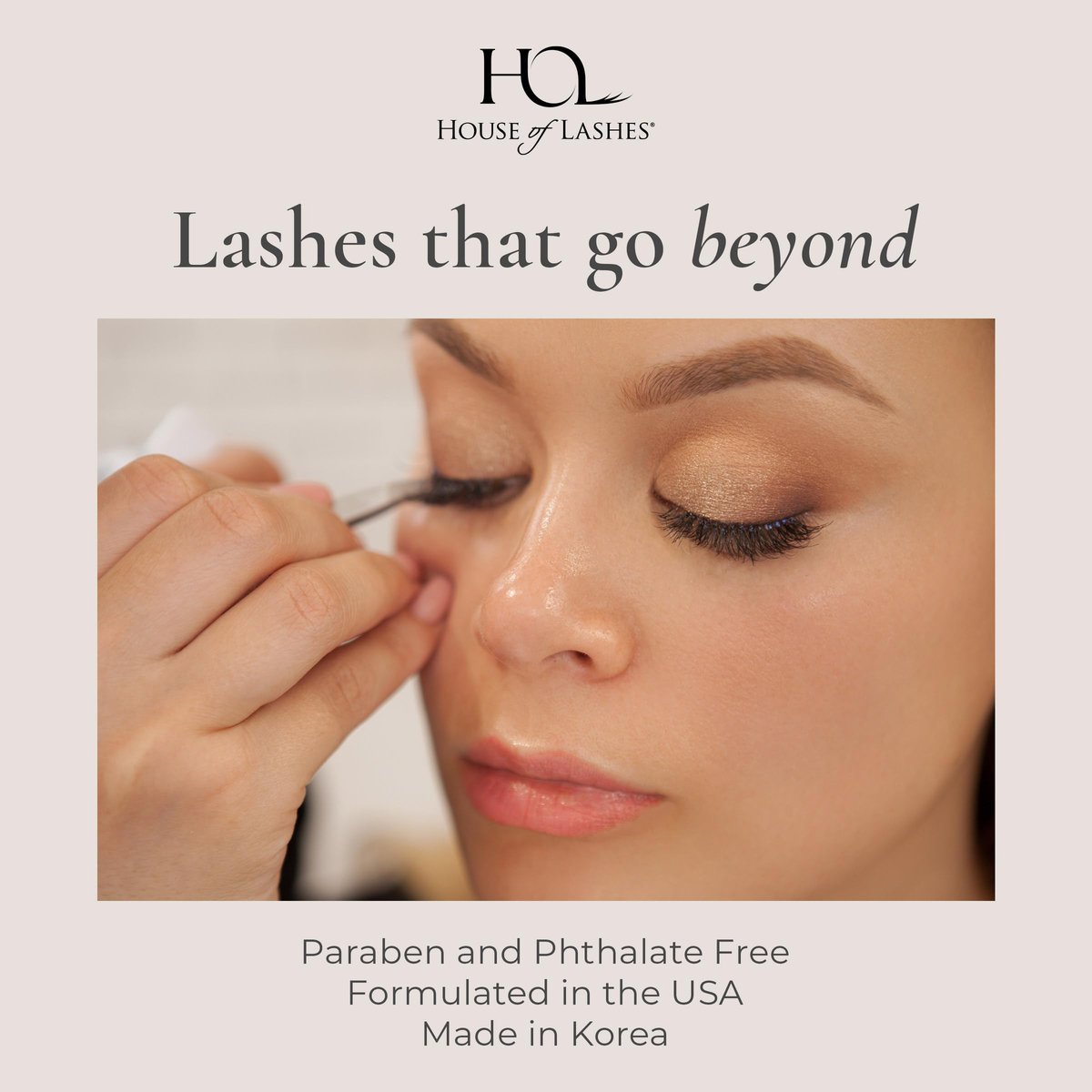 House of Lashes Latex-Free Clear Eyelash Glue for Sensitive Eyes, All-Day Wear, 2 Pack Avelisse