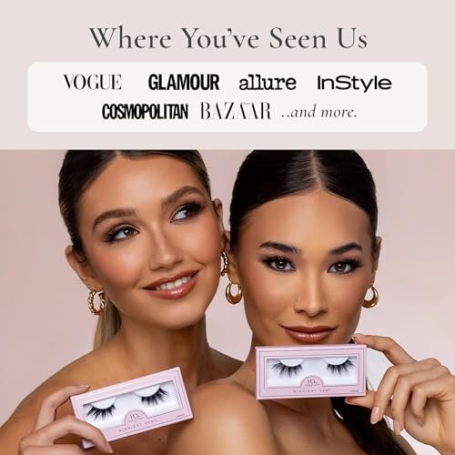 House of Lashes Latex-Free Clear Eyelash Glue for Sensitive Eyes, All-Day Wear, 2 Pack Avelisse