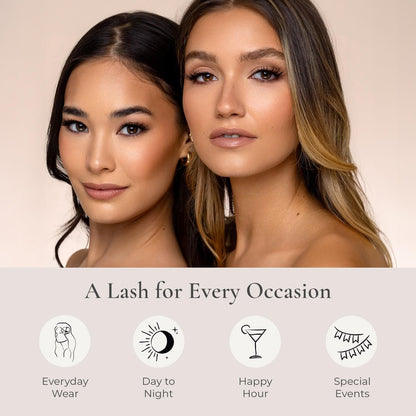 House of Lashes Latex-Free Clear Eyelash Glue for Sensitive Eyes, All-Day Wear, 2 Pack Avelisse