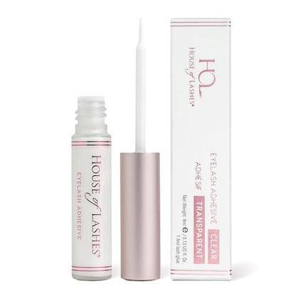 House of Lashes Latex-Free Clear Eyelash Glue for Sensitive Eyes, All-Day Wear, 2 Pack Avelisse