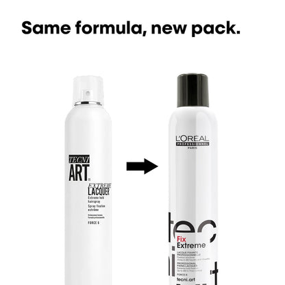 L'Oréal Professionnel Paris Fix Extreme Lacquer - Strong Hold Hairspray for All Hair Types, Anti-Frizz and Shine Avelisse