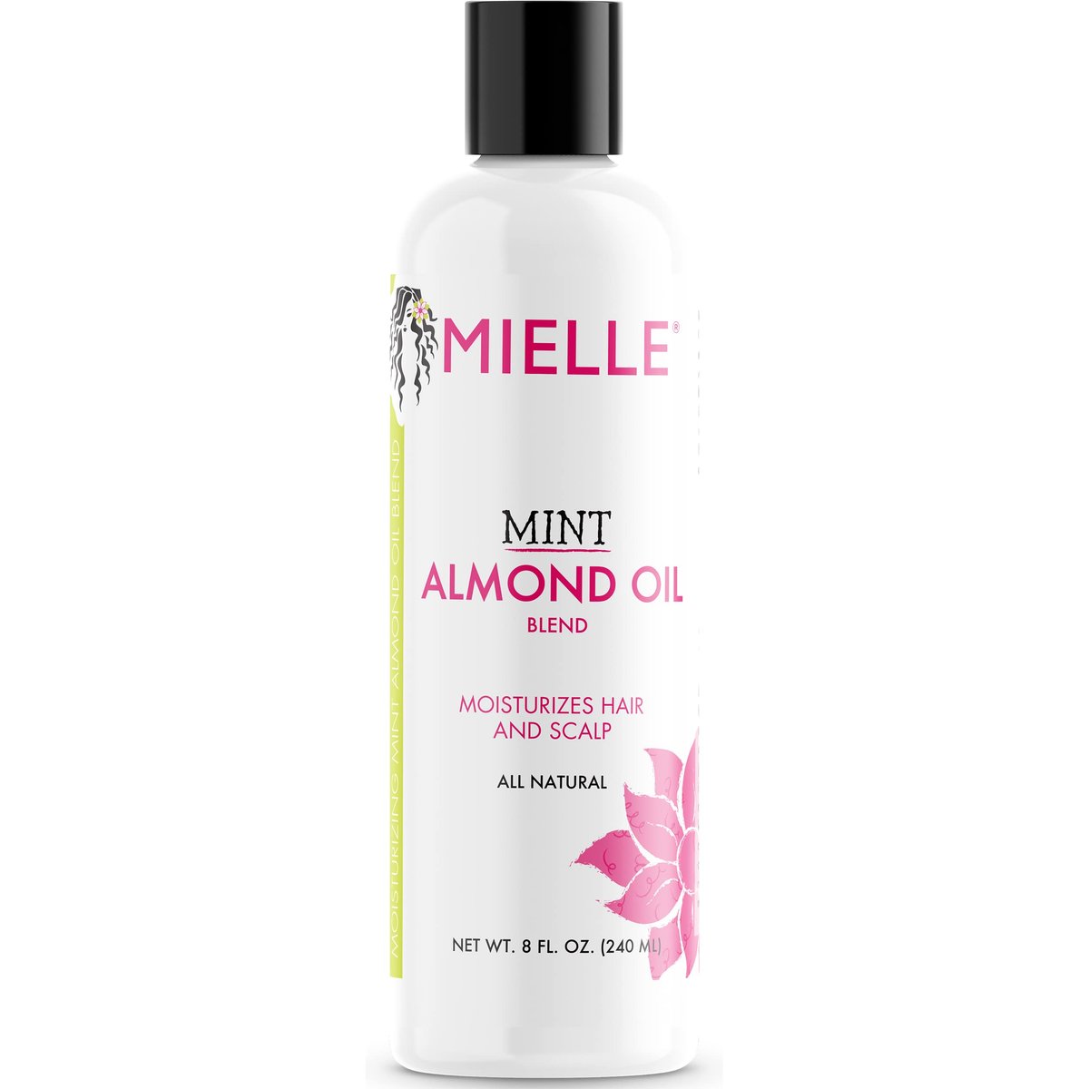 Mielle Organics Mint Almond Oil - Lightweight Dry Scalp Oil for Moisture & Healthier Hair, 8 Fl Oz Avelisse