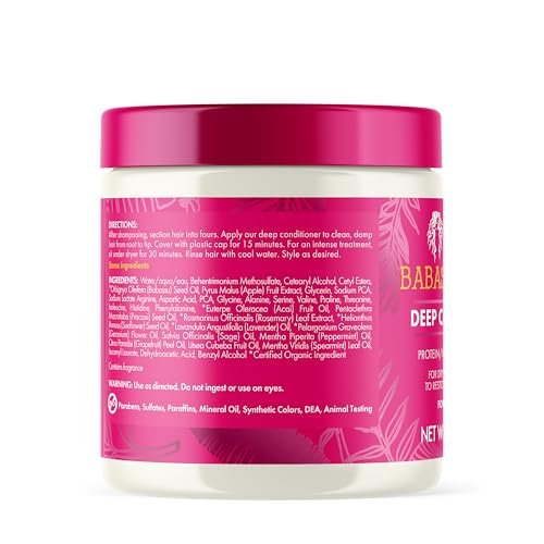 Mielle Organics Babassu & Mint Damage Repair Hair Shampoo - Hydrating Shampoo & Scalp Build-Up Remover - Gently Cleanses & Preps for Repair (8 fl oz) Avelisse