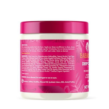 Mielle Organics Babassu & Mint Damage Repair Hair Shampoo - Hydrating Shampoo & Scalp Build-Up Remover - Gently Cleanses & Preps for Repair (8 fl oz) Avelisse