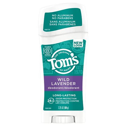 Tom's of Maine Lavender Stick Deodorant - 2.25 oz, Aluminum-Free Natural Deodorant