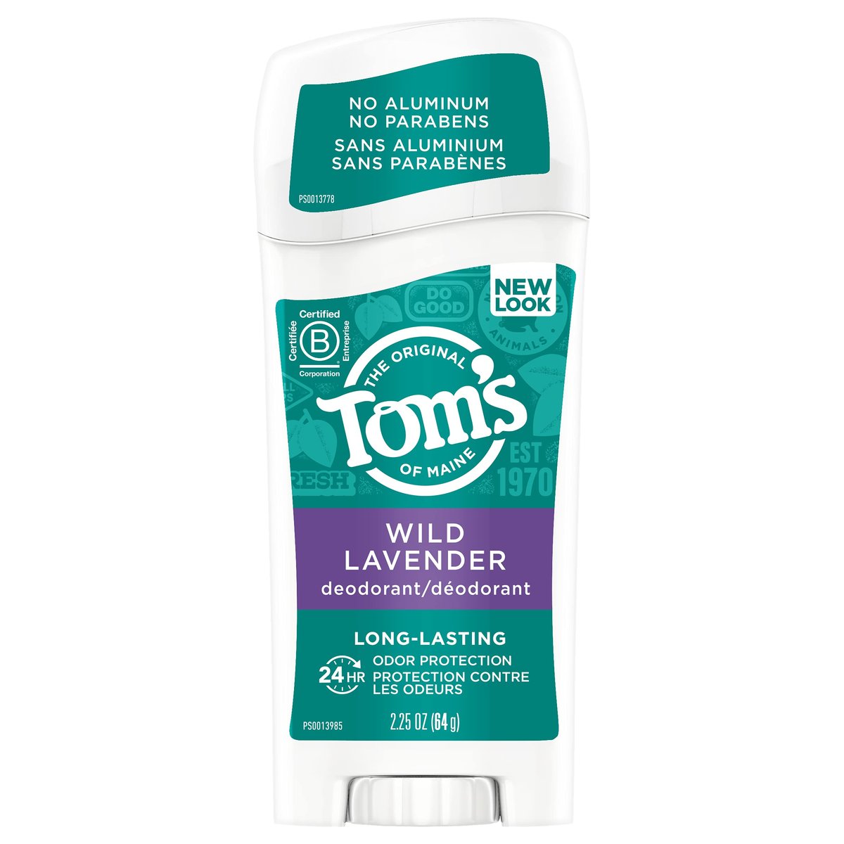 Tom's of Maine Lavender Stick Deodorant - 2.25 oz, Aluminum-Free Natural Deodorant - görsel 1