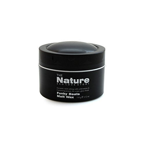 Nature Funky Beats Hair Styling Matt Wax - 3.8 oz Natural Hold Finish Avelisse