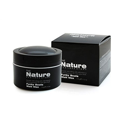 Nature Funky Beats Hair Styling Matt Wax - 3.8 oz Natural Hold Finish Avelisse