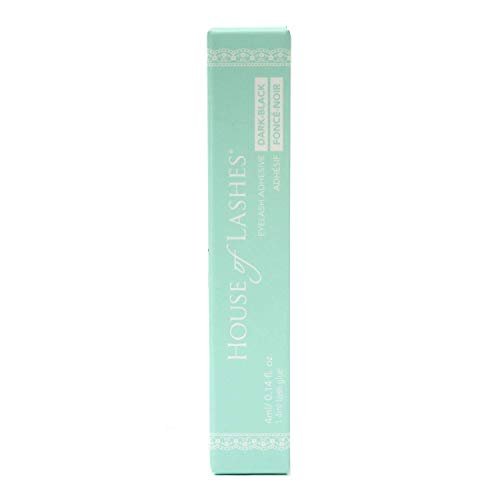 House of Lashes Dark Eyelash Glue Adhesive - Latex-Free, Cruelty-Free, 2-Pack (0.14 Fl Oz Each) Avelisse