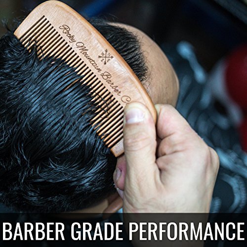 Handcrafted Wood Hair Comb – Anti-Static & No Snag for Beard, Head Hair & Mustache – Premium Gift Box Avelisse