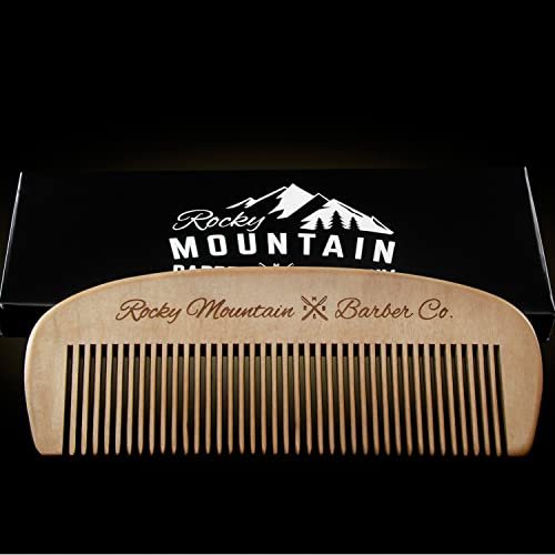 Handcrafted Wood Hair Comb – Anti-Static & No Snag for Beard, Head Hair & Mustache – Premium Gift Box Avelisse