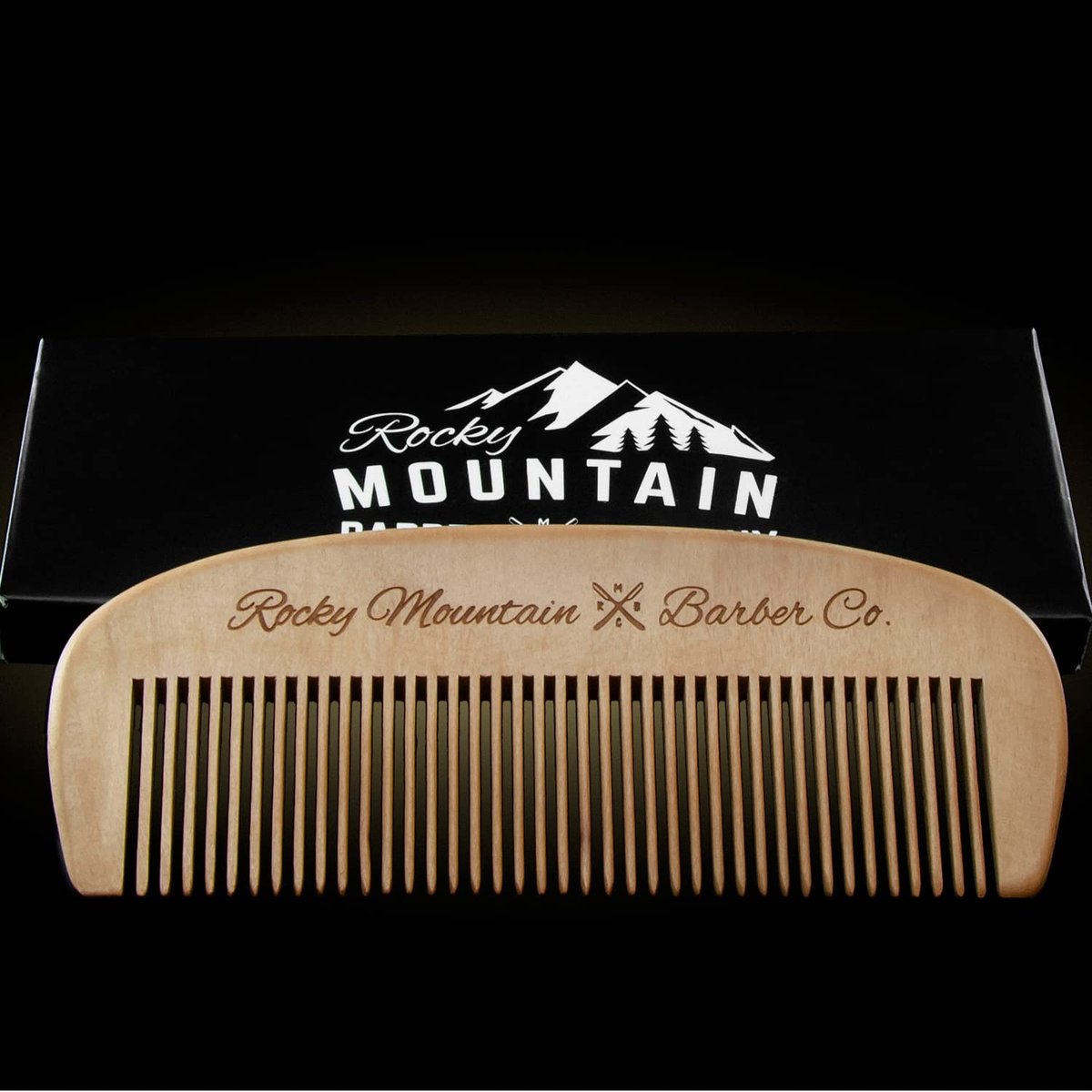 Handcrafted Wood Hair Comb – Anti-Static & No Snag for Beard, Head Hair & Mustache – Premium Gift Box Avelisse