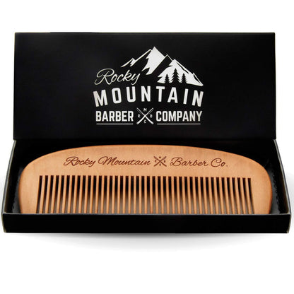 Handcrafted Wood Hair Comb – Anti-Static & No Snag for Beard, Head Hair & Mustache – Premium Gift Box Avelisse