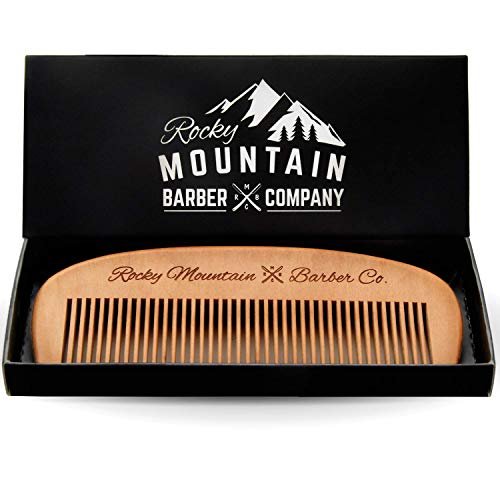 Handcrafted Wood Hair Comb – Anti-Static & No Snag for Beard, Head Hair & Mustache – Premium Gift Box Avelisse