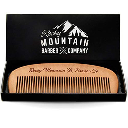 Handcrafted Wood Hair Comb – Anti-Static & No Snag for Beard, Head Hair & Mustache – Premium Gift Box Avelisse