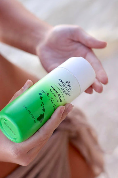 Absolutely Natural 100% Pure Aloe Vera Cooling Gel with Vitamin E & Eucalyptus - 6 oz Avelisse