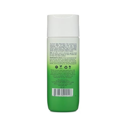 Absolutely Natural 100% Pure Aloe Vera Cooling Gel with Vitamin E & Eucalyptus - 6 oz Avelisse