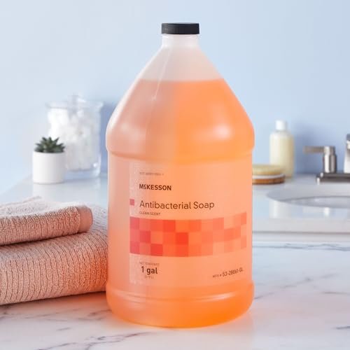 McKesson Antibacterial Liquid Hand Soap, 1 Gallon Refill, Clean Scent Avelisse
