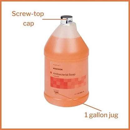 McKesson Antibacterial Liquid Hand Soap, 1 Gallon Refill, Clean Scent Avelisse