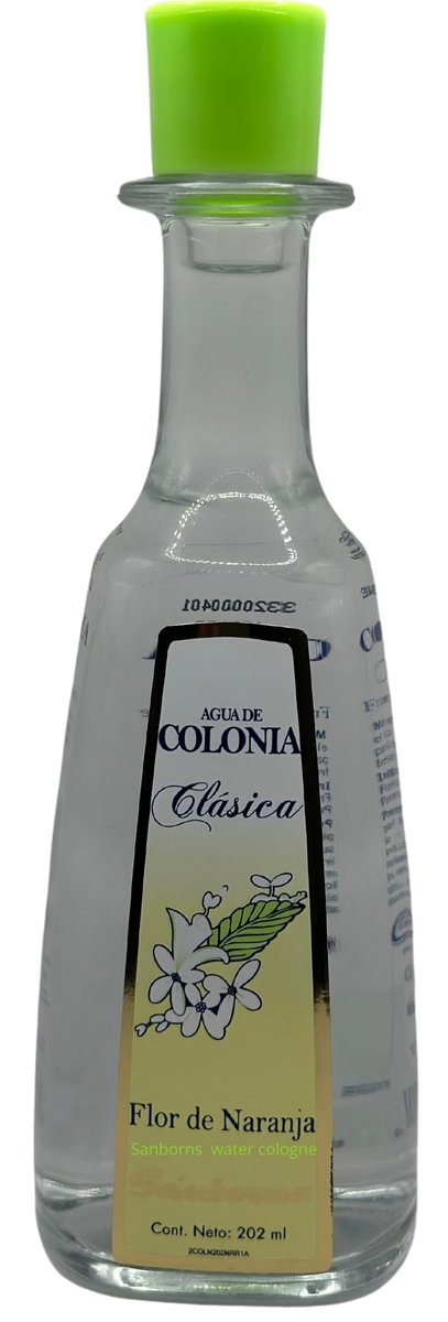 Sanborns Agua De Colonia Clasica Flor De Naranja Unisex Cologne, 2 x 202ml Glass Bottles Avelisse