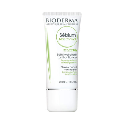 Bioderma Sébium Mat Control Cream – Mattifying & Moisturizing Daily Cream for Combination to Oily Skin, 1 fl oz