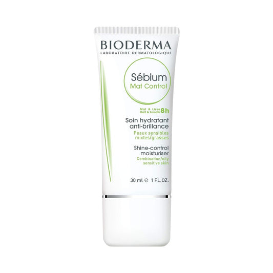 Bioderma Sébium Mat Control Cream – Mattifying & Moisturizing Daily Cream for Combination to Oily Skin, 1 fl oz