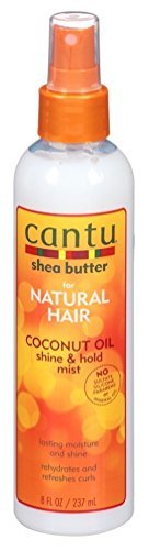 Cantu Natural Hair Coconut Oil Shine & Hold Mist 8.4 Ounce (3 Pack) - Moisturizing Spray for Curly, Dry, and Natural Hair - görsel 2