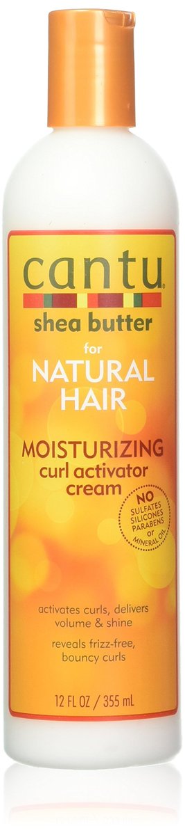 Cantu Natural Hair Curl Activator Cream - 12 oz (Pack of 6) for Defined, Moisturized Curls - görsel 1