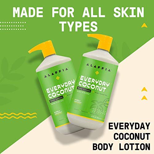 Alaffia Everyday Coconut Hydrating Body Lotion, Coconut Lime, 32 oz – Normal to Dry Skin Avelisse