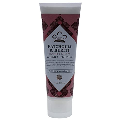 Nubian Heritage Patchouli & Buriti Hand Cream - 4 oz Moisturizing & Nourishing - görsel 2
