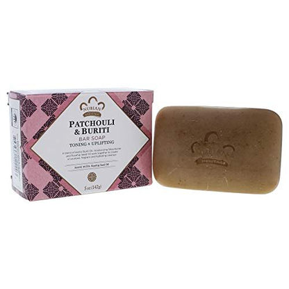 Nubian Heritage Patchouli & Buriti Bar Soap - 5 oz, Natural & Moisturizing
