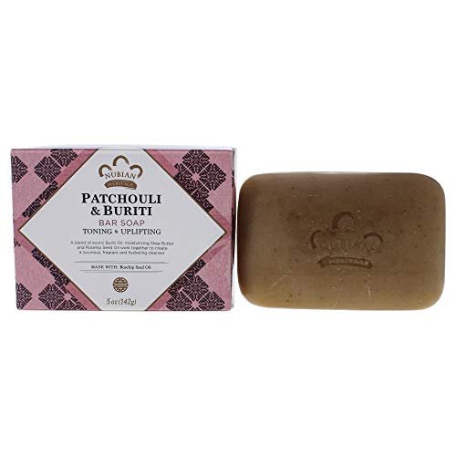Nubian Heritage Patchouli & Buriti Bar Soap - 5 oz, Natural & Moisturizing