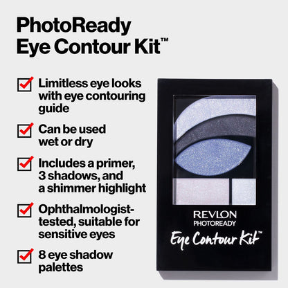 Revlon PhotoReady Eye Makeup Eyeshadow Palette, Creamy Pigmented Blendable Matte & Shimmer Finishes, 523 Rustic, 0.01 oz