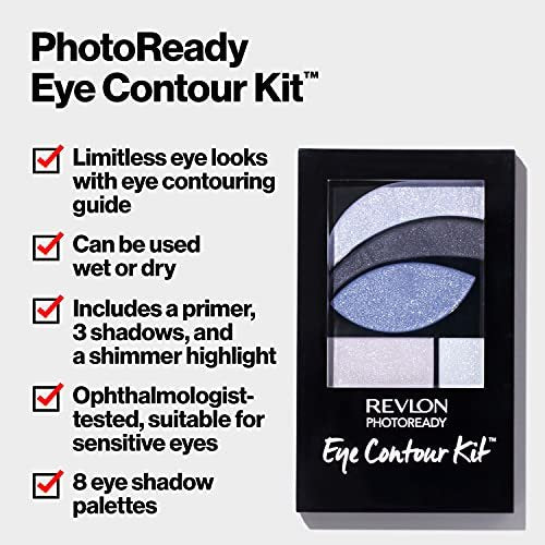 Revlon PhotoReady Eye Makeup Eyeshadow Palette, Creamy Pigmented Blendable Matte & Shimmer Finishes, 523 Rustic, 0.01 oz - görsel 5