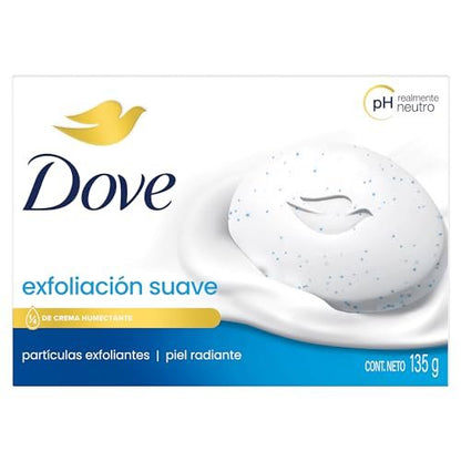 Dove Gentle Exfoliating Beauty Bar Soap - 4.75 oz (135g) - White Avelisse