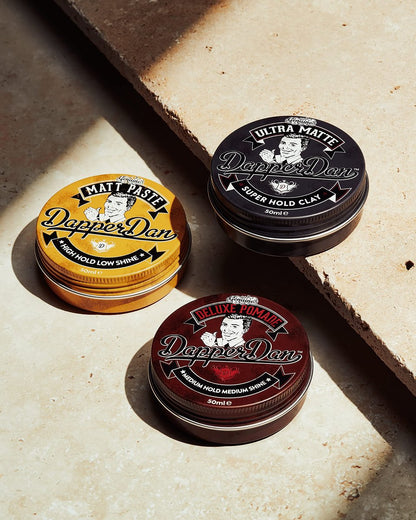 Dapper Dan Matt Paste - High Hold Low Shine Hair Paste for Men, Adds Texture with Flexible Hold, Vintage Cologne Fragrance, 100ml Avelisse