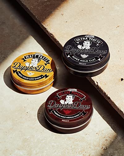 Dapper Dan Matt Paste - High Hold Low Shine Hair Paste for Men, Adds Texture with Flexible Hold, Vintage Cologne Fragrance, 100ml Avelisse