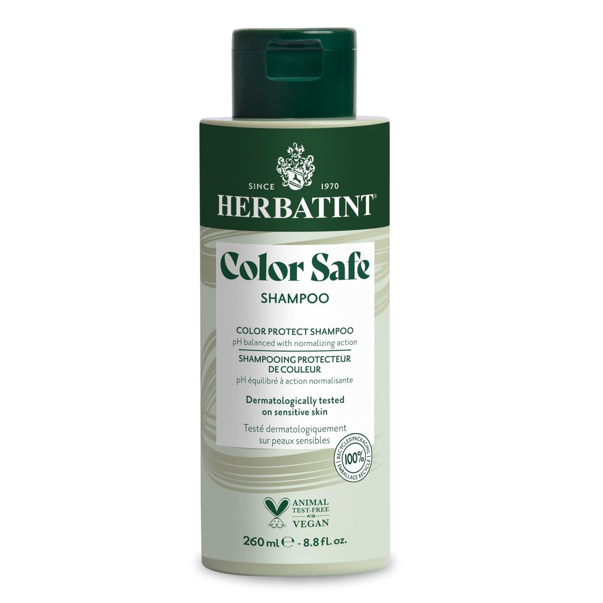 Herbatint Color Safe Shampoo for Color-Treated Hair - Aloe Vera, Sulfate-Free - 8.8 Fl Oz Avelisse