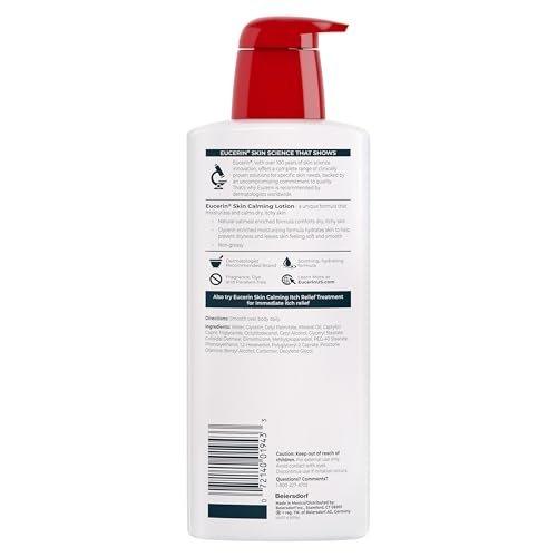 Eucerin Skin Calming Body Lotion – Natural Oatmeal Enriched for Dry, Itchy Skin, 16.9 fl. oz. - görsel 6