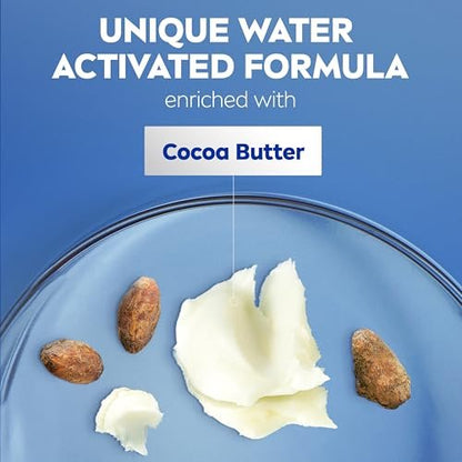 NIVEA Cocoa Butter In Shower Lotion, Water Activated Moisturizer for Dry to Very Dry Skin, 13.5 oz