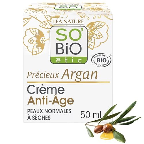 SO'BiO étic Argan Anti-Age Day Cream - 50ml (1.7 Fl Oz) - görsel 4