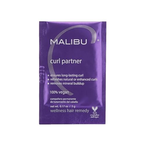 Malibu C Curl Partner Wellness Remedy - Mineral Build Up Remover for Curly Hair, 1 Packet - görsel 2